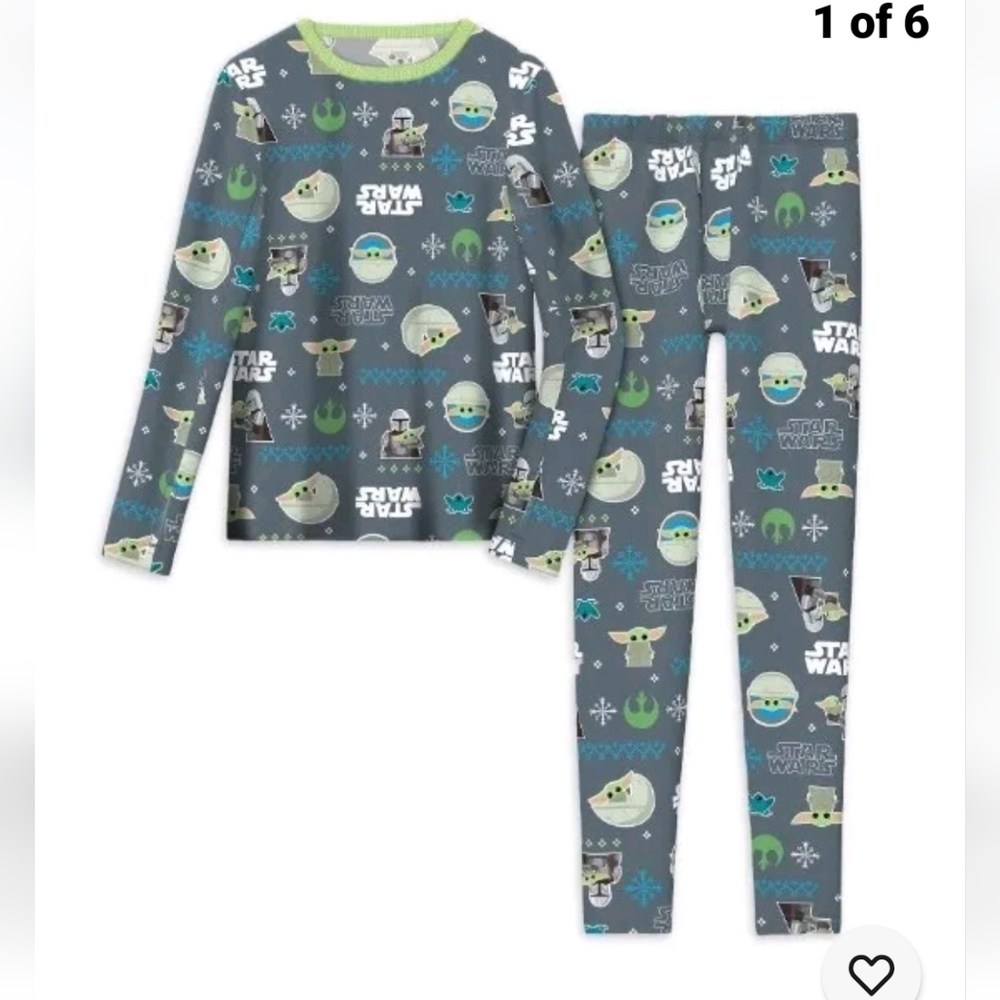 Climate Right Cuddl Duds The Mandalorian Boys Warm Underwear Set size L(10-12)
